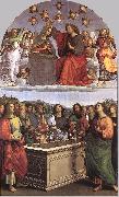 RAFFAELLO Sanzio The Crowning of the Virgin (Oddi altar)
